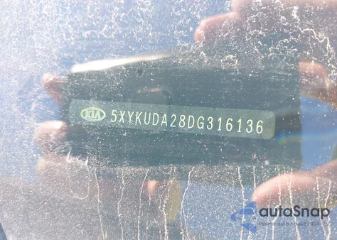 2013 Kia Sorento Ex V6 z USA, uszkodzony, nr VIN 5XYKUDA28DG316136